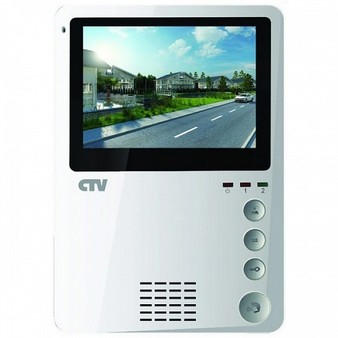 Монитор видеодомофона Commax CTV-M1000 (белый), 4"