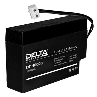 Аккумулятор Delta  DT 12008 (6В, 6А)