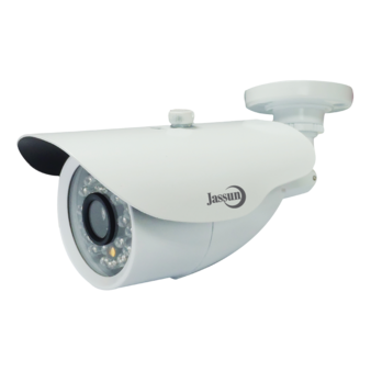 JSH-X200IR (2.8mm) белая Jassun Уличная цилиндрическая мультиформатная MHD (AHD/ TVI/ CVI/ CVBS) видеокамера, объектив 2.8мм, 2Мп, Ик