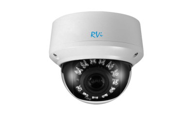 Купольная IP-камера видеонаблюдения RVi-IPC34 (3.0-12 мм), ик, 4мп, встроенный микрофон