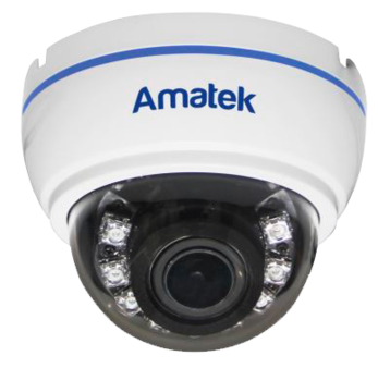 Купольная мультиформатная камера Amatek AC‐HD202V (2,8-12), Ик, 2Mp