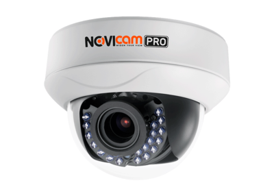 Купольная HD-TVI видеокамера NOVIcam PRO TC27 (2.8-12 мм) , ИК, 2Mp