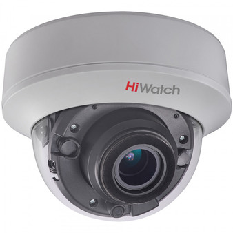 Купольная HD-TVI видеокамера наблюдения HiWatch DS-T507 (2.8-12 mm), ИК, 5mp