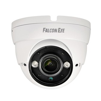 Уличная AHD купольная видеокамера Falcon Eye FE-IDV720AHD/35M (белая) (2.8-12 mm), 1.3 Мп, Ик