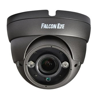 Уличная AHD купольная видеокамера Falcon Eye FE-IDV720AHD/35M (серая) (2.8-12 mm), 1.3 Мп, Ик