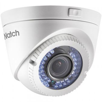 Уличная купольная HD-TVI видеокамера наблюдения HiWatch DS-T109 (2.8-12 mm), ИК, 1mp