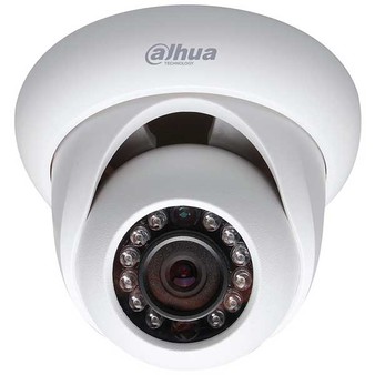 Уличная купольная IP-видеокамера Dahua DH-IPC-HDW1300SP-0360B (3.6мм), ИК, 3Мп, POE