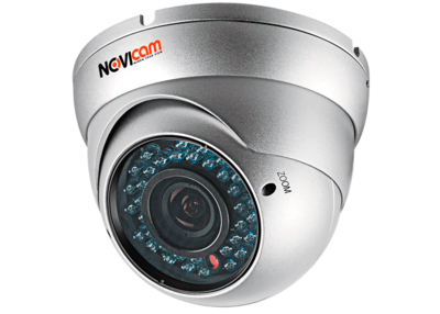 Купольная антивандальная IP камера NOVICAM IP N18W (2.8-12mm), ИК, 1mp