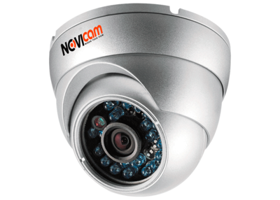 Купольная антивандальная IP камера NOVICAM IP N12W (2.8mm), ИК, 1mp