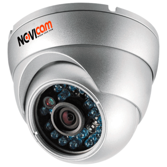 NOVICAM IP N22W Купольная антивандальная IP видеокамера, обьектив 2.8мм, 2Mp, Ик