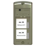 VIZIT БВД-306CP-2 Блок вызова видеодомофона на 2 абонента