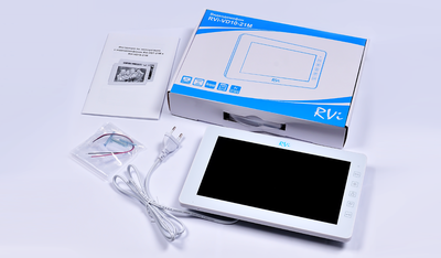 RVi-VD10-21M (белый) Видеодомофон 10,1" TFT LCD 16:9, разрешение экрана 1024х600
