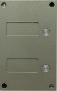 BS-424-2 VIZIT Кнопочная панель используется в комплекте с блоком вызова БВД-424FCB-1