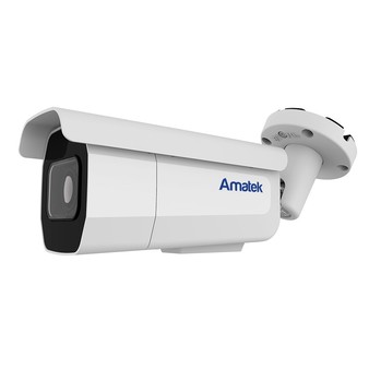 AC-IS806ZA (мото 3.6-11) Amatek Уличная цилиндрическая IP камера, обьектив 3,6-11 mm, ИК, POE, 8Мп, 1 аудиовход, выход для питания микрофона 12В / 0,1А