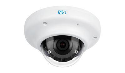 RVi-3NCF2166 (8) Купольная антивандальная IP видеокамера, объектив 8мм, 2Мп, Ик, Poe, Поддержка карт MicroSD, встроенный микрофон