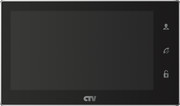 CTV-M4706AHD черный Видеодомофон 7" с поддержкой разрешения Full HD с сенсорным управлением и детектором движения