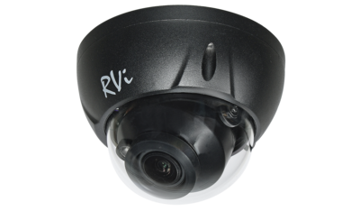 RVi-1NCD2065 (2.7-13.5) black RVi Купольная антивандальная IP видеокамера, 2Мп, Ик, Poe, Поддержка карт MicroSD