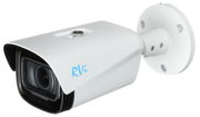RVi-1ACT402M (2.7-12) white Уличная цилиндрическая мультиформатная MHD (AHD/ TVI/ CVI/ CVBS) видеокамера, объектив 2.7-12мм, 4Мп, Ик