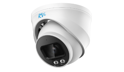 RVi-1NCEL4336 (2.8) white Уличная купольная IP видеокамера, объектив 2.8мм, 4Мп, Ик, POE, Встроенный микрофон, MicroSD
