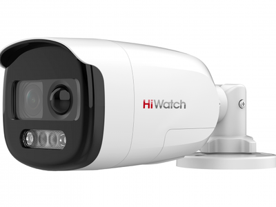 DS-T210X (2.8 mm) HiWatch Уличная цилиндрическая мультиформатная MHD (AHD/ TVI/ CVI/ CVBS) видеокамера, объектив 2.8мм, 2Мп, Ик, PIR-датчик