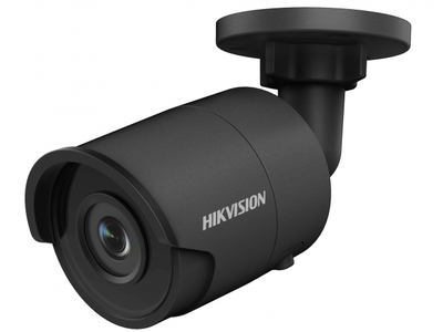 DS-2CD2083G0-I (2.8mm) черная Hikvision Уличная цилиндрическая IP камера, объектив 2.8мм, ИК, 8Мп, PoE, microSD