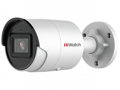 IPC-B082-G2/U (6mm) HiWatch Уличная цилиндрическая IP камера, объектив 6мм, 8Мп, Ик, Poe, microSD