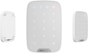 KeyPad Plus Белый Ajax Клавиатура радиоканальная сенсорная с поддержкой защищенных бесконтактных карт и брелоков MIFARE