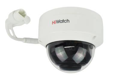 DS-I202 (D) (2.8 mm) HiWatch Купольная антивандальная IP видеокамера, обьектив 2.8мм, 2Мп, Ик, POE