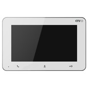 CTV-iM Entry 7 белый Монитор видеодомофона 7" с сенсорным управлением,  детектором движения, функцией видеопамяти и встроенным источником питания