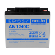 АБ 1240С БОЛИД Аккумуляторная батарея, емкость 40 Ач