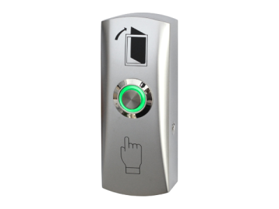 ST-EX142L SmarTec кнопка металлическая, накладная, СИД индикатор, НР контакты