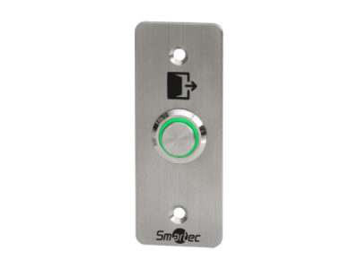 ST-EX143L SmarTec кнопка металлическая, врезная, СИД индикатор, НР контакты