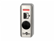 ST-EX341LW SmarTec кнопка ИК-бесконтактная металлическая, накладная, 2-х цветный СИД индикатор, НЗ/НР контакты