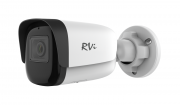 RVi-1NCT8044 (2.8) white Уличная цилиндрическая IP видеокамера, объектив 2.8мм, 8Мп, Ик, POE, встроенный микрофон, MicroSD
