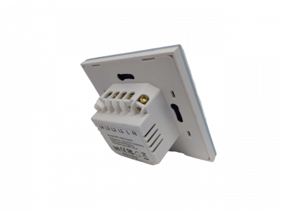 Smart Wi-Fi touch wall switch Умный сенсорный WiFi выключатель настенный (двухнопочный, белый)