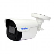 AC-IS402E (2.8) Amatek Уличная цилиндрическая IP видеокамера, объектив 2.8мм, 4Мп, Ик, PoE, встроенный микрофон