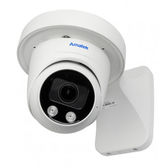 AC-IDV503ZA (2,7-13,5) Amatek Купольная антивандальная IP видеокамера, объектив 2.7-13.5мм, 5Мп, Ик, POE, встроенный микрофон