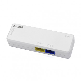 AN-PE12 Amatek PoE удлинитель Ethernet на 2 выхода