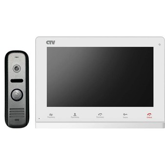 Комплект цветного видеодомофона CTV-DP3110 W