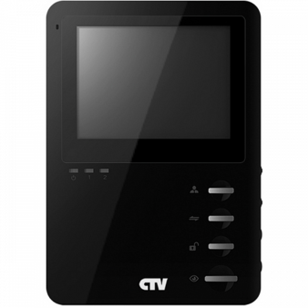 Монитор видеодомофона CTV-M1400 B (черный), 4"
