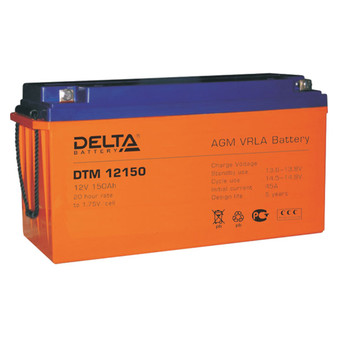 Аккумулятор Delta DTM 12150 (12В, 150А)
