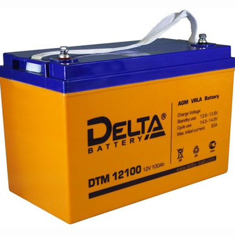 Аккумулятор Delta DTM 12100 (12В, 100А)