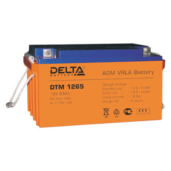 Аккумулятор Delta DTM 1265 (12В, 65А)