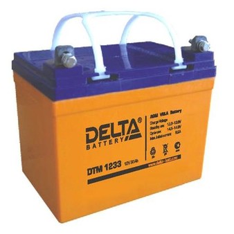Аккумулятор Delta DTM 1233 (12В, 33А)