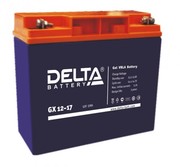 Аккумулятор Delta GX 12-17 (12В, 17А)