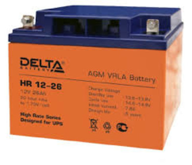 Аккумулятор Delta 12-26L (12В, 26А)