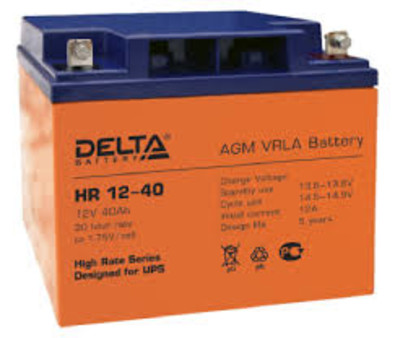 Аккумулятор Delta HR 12-40 (12В, 40А)