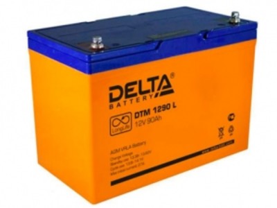 Аккумулятор Delta DTM 1290 L (12В, 90А)