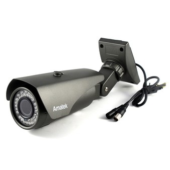 AC-AS204V (2.8-12mm) Amatek Уличная цилиндрическая AHD видеокамера, объектив 2.8-12мм, 2Mp, Ик