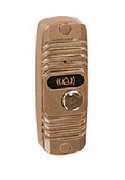 Вызывная аудиопанель панель JSB-A03 с PAL видеокамерой, корпус бронза